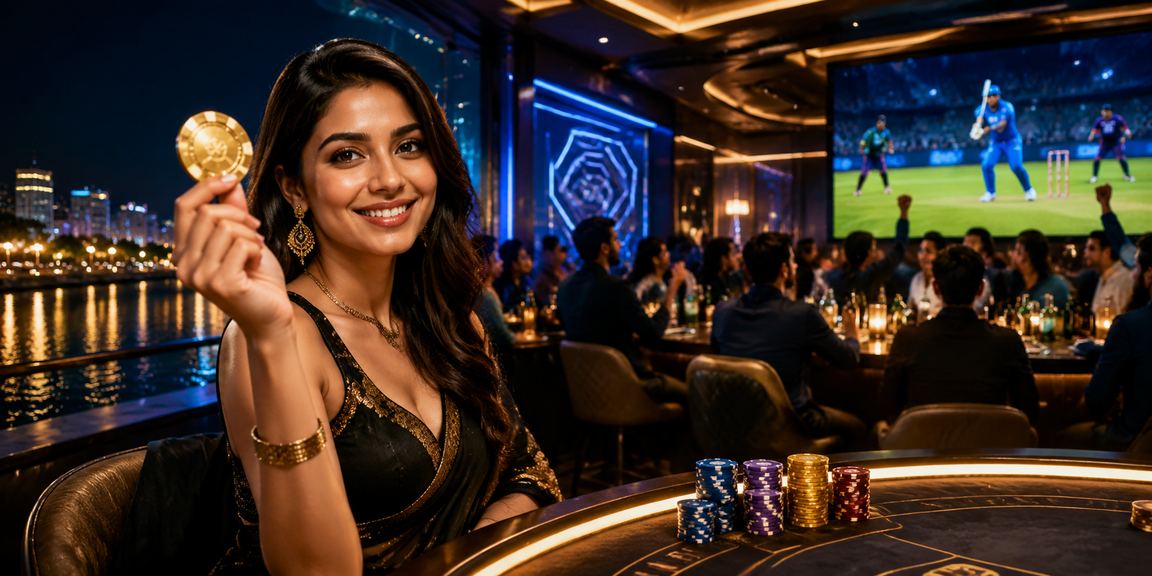 User placing live cricket bet on mobile phone app in India