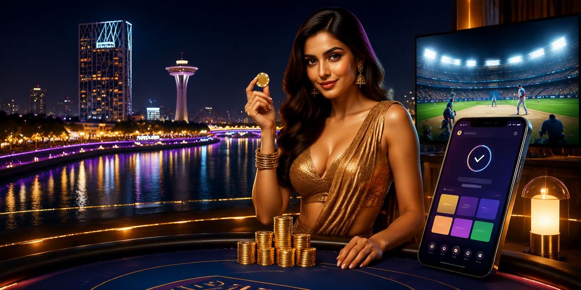 Mobile interface showing live cricket betting on 22122
