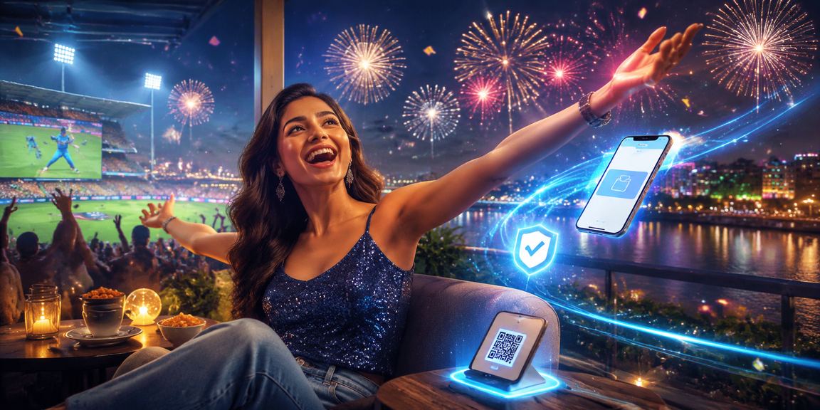 Players enjoying online lottery games on mobile devices in India