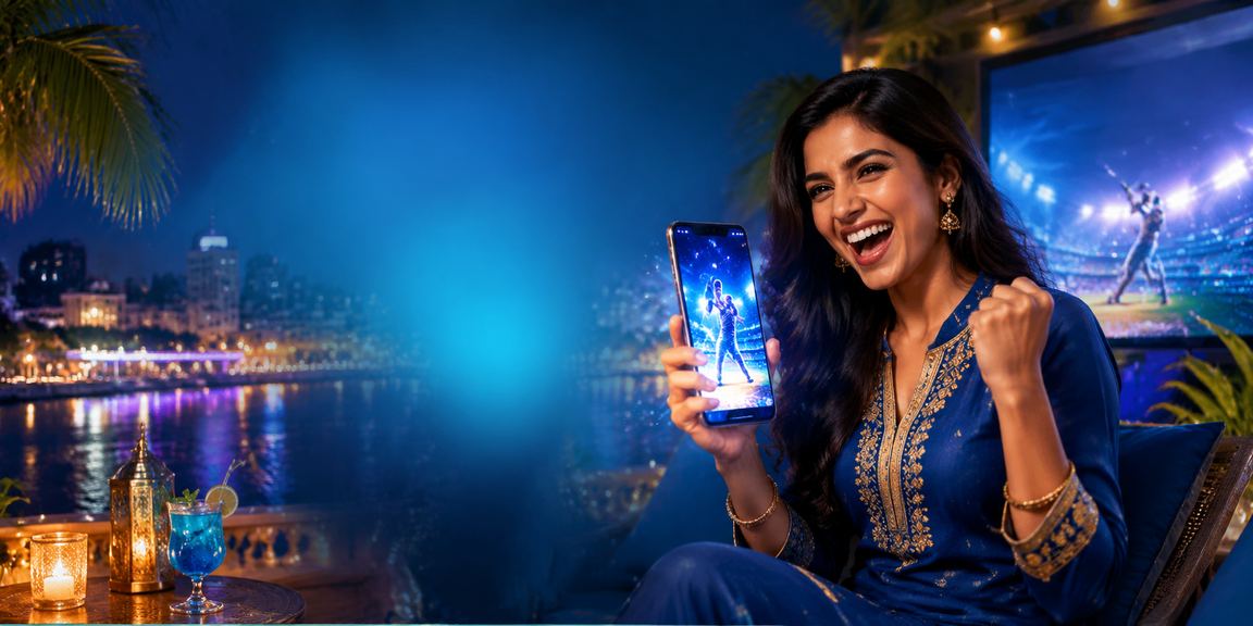User registering on a mobile betting app in India